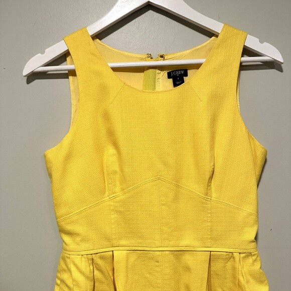 J. Crew Yellow Mini Dress - Picture 3 of 3